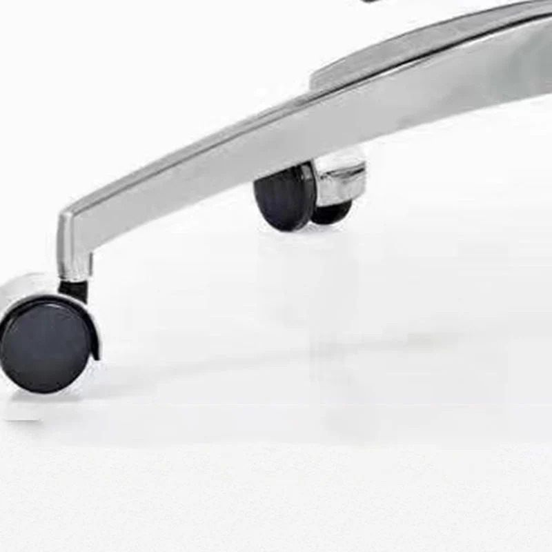 Chaise de bureau moderne sans accoudoirs en cuir, siège réglable en hauteur Clearhalo