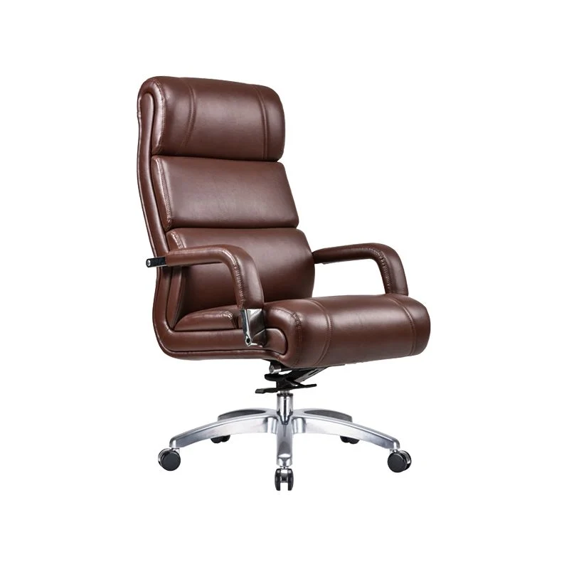 Chaise de bureau moderne sans accoudoirs rembourrés et roulettes Clearhalo