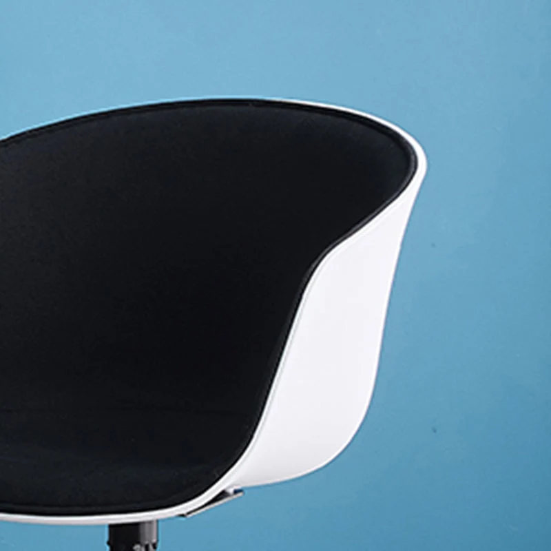 Chaise de bureau moderne sans accoudoirs sans chaise de bureau pénible avec roulettes Clearhalo
