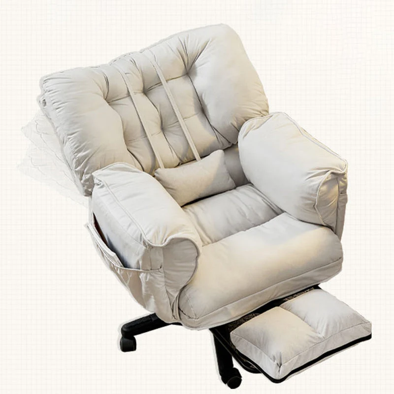 Chaise de bureau moderne sans bras aucune chaise de bureau ergonomique pénible Clearhalo