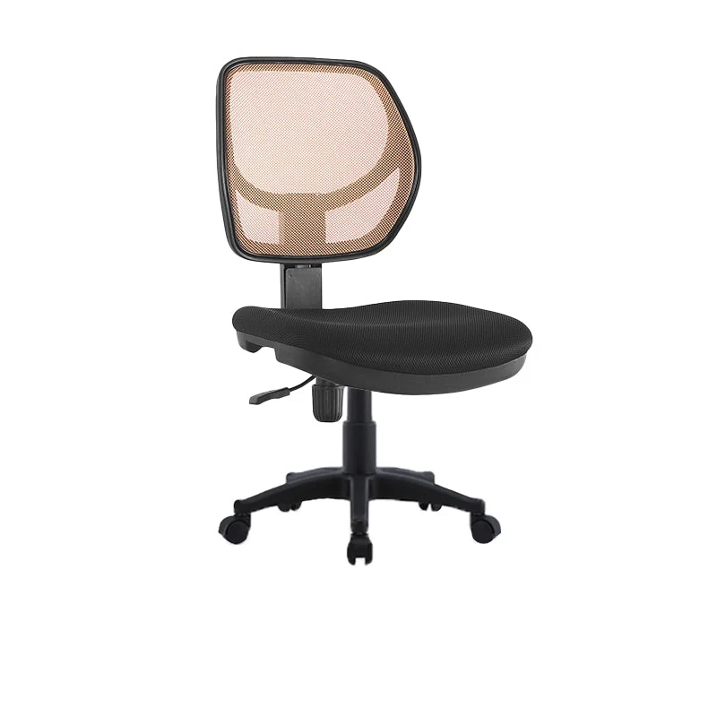Chaise de bureau moderne sans bras, roues incluses, chaise de conférence pour le bureau Clearhalo