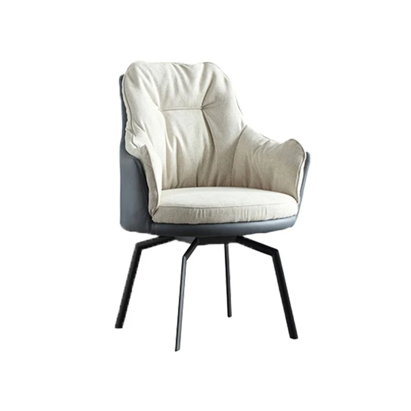 Chaise de bureau moderne sans chaise de bureau ergonomique pénible sans roulettes Clearhalo