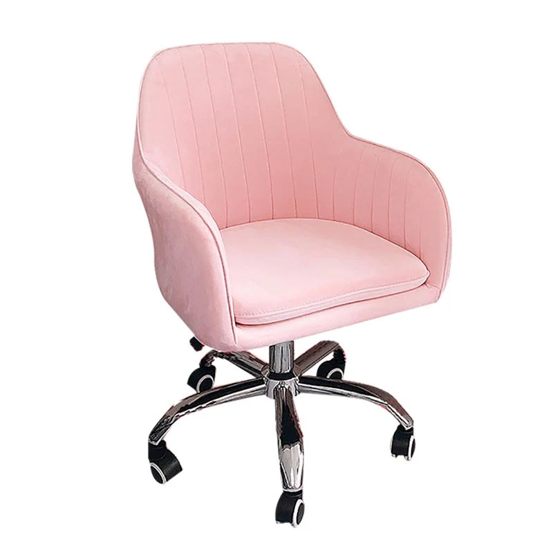 Chaise de bureau moderne sans chaise ergonomique à hauteur de siège réglable avec roulettes Clearhalo