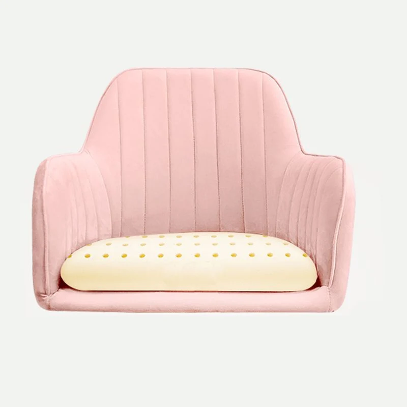 Chaise de bureau moderne sans chaise ergonomique à hauteur de siège réglable avec roulettes Clearhalo
