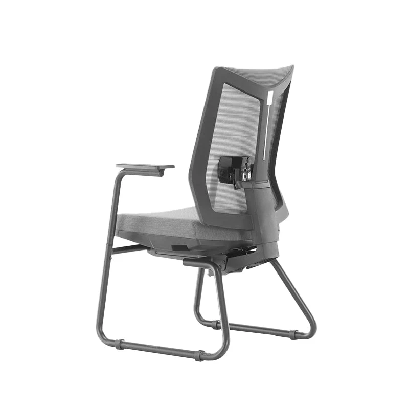 Chaise de bureau moderne sans roues, bras amovibles, sans détresse Clearhalo