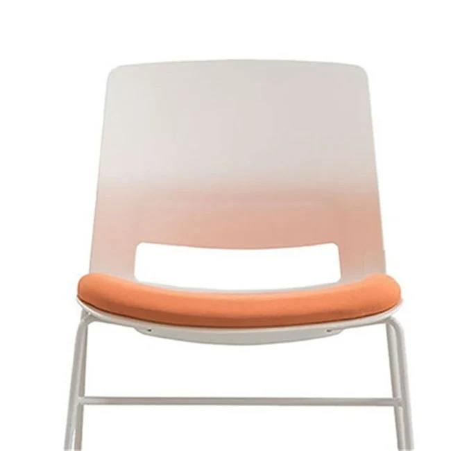Chaise de bureau moderne sans roues, sans accoudoirs, sans détresse Clearhalo