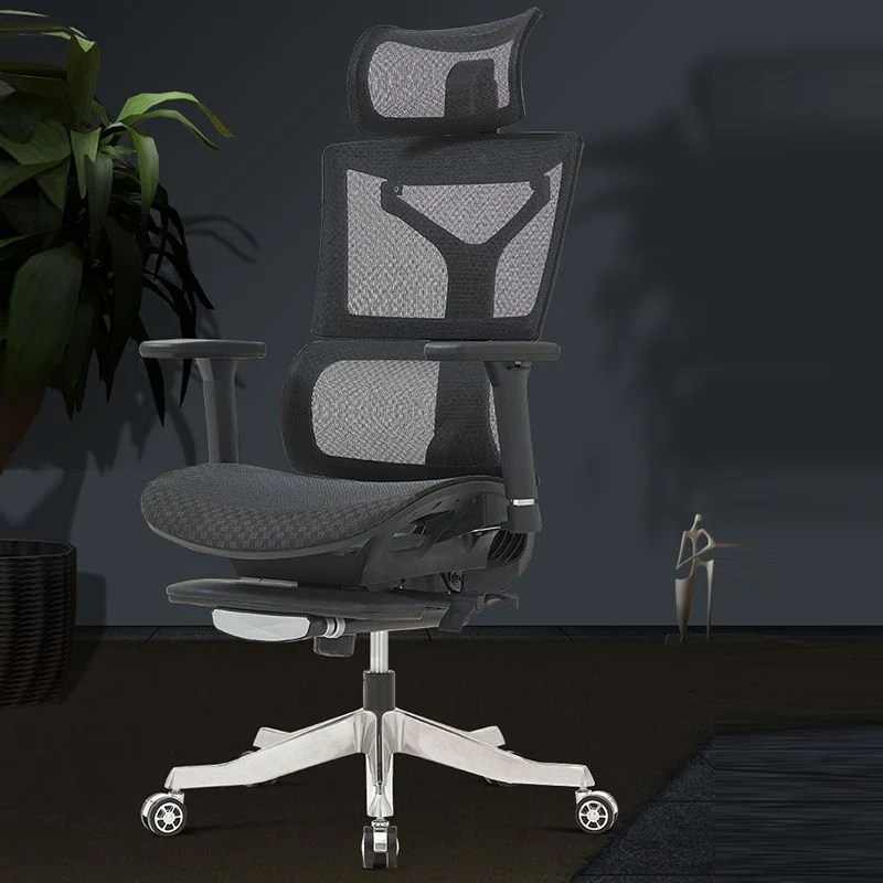Chaise de bureau moderne, siège réglable en hauteur, mécanisme d'inclinaison, chaise de bureau avec roulettes Clearhalo