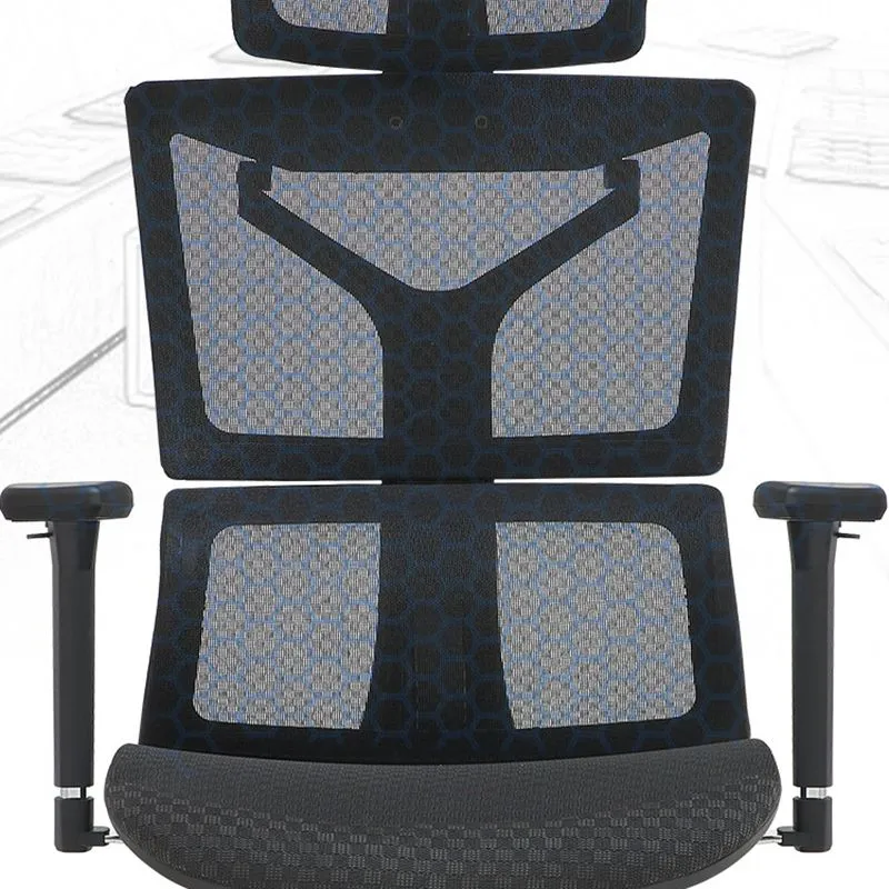 Chaise de bureau moderne, siège réglable en hauteur, mécanisme d'inclinaison, chaise de bureau avec roulettes Clearhalo