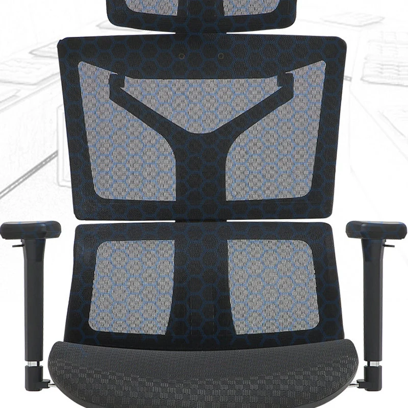 Chaise de bureau moderne, siège réglable en hauteur, mécanisme d'inclinaison, chaise de bureau avec roulettes Clearhalo