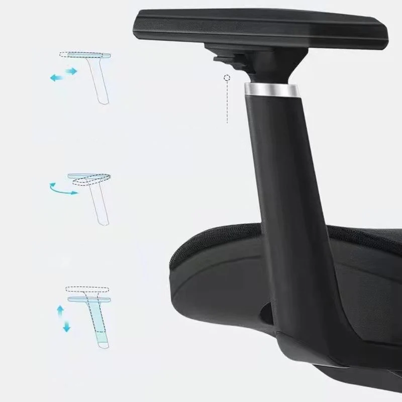 Chaise de bureau moderne, siège réglable en hauteur, bras, chaise de bureau pour bureau Clearhalo