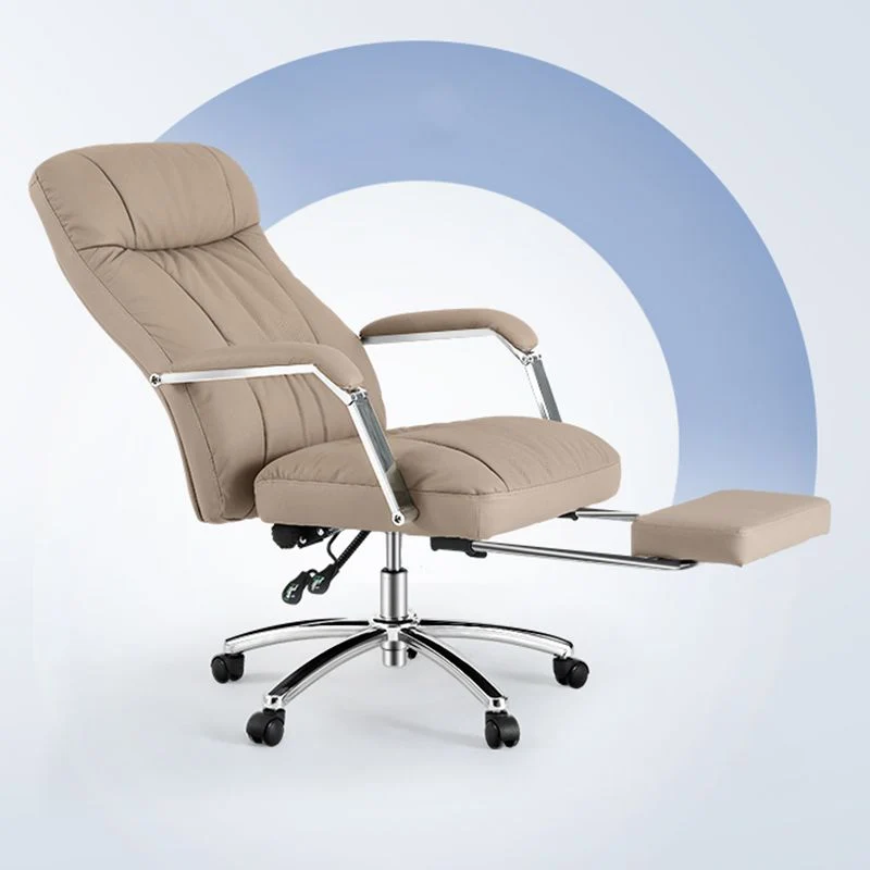 Chaise de bureau moderne, siège réglable en hauteur, chaise pivotante ergonomique avec roulettes Clearhalo