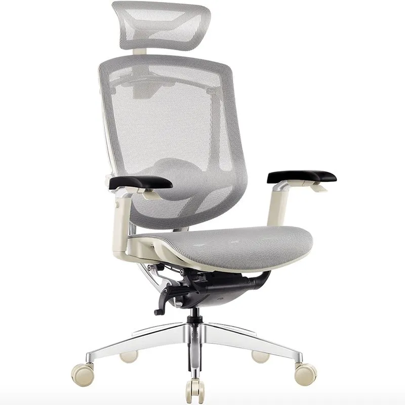 Chaise de bureau moderne, siège réglable en hauteur, accoudoirs amovibles avec roulettes Clearhalo