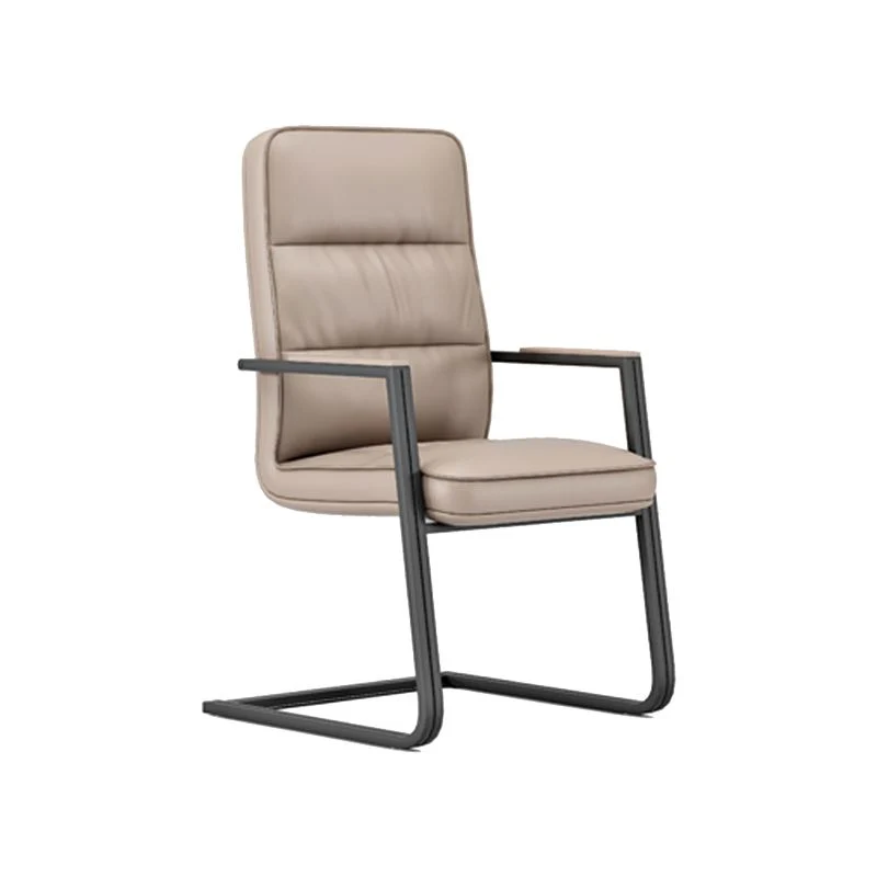Chaise de bureau moderne en simili cuir, chaise de travail ergonomique à dossier haut Clearhalo