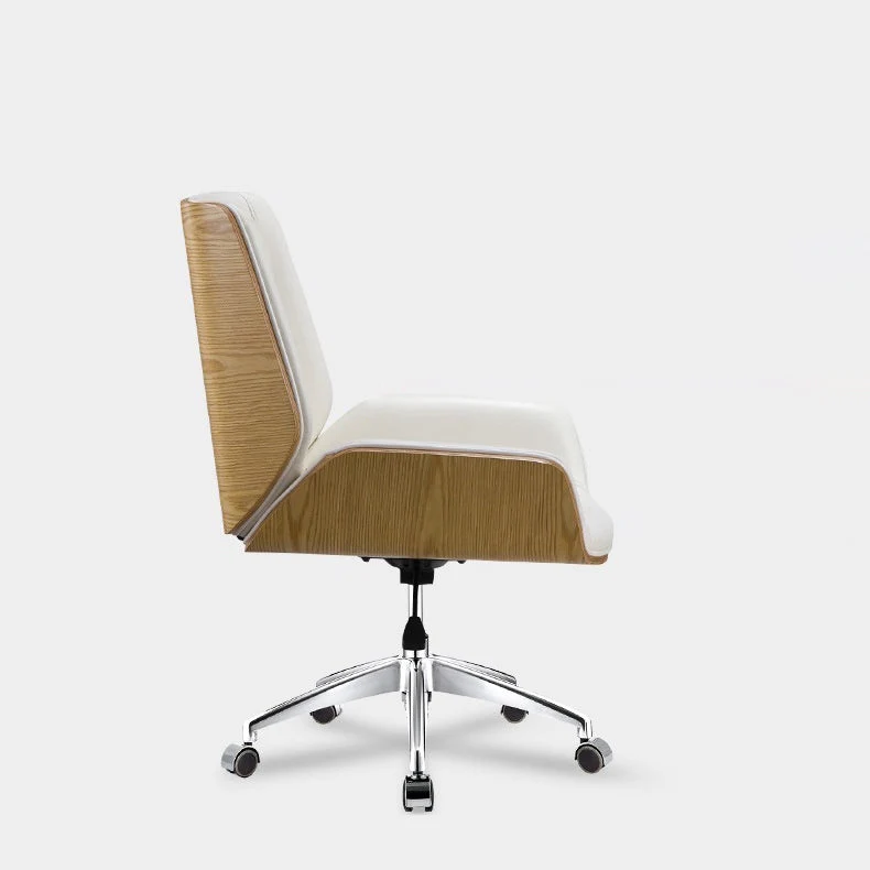 Chaise de bureau moderne Slide, hauteur de siège réglable, avec roulettes Clearhalo