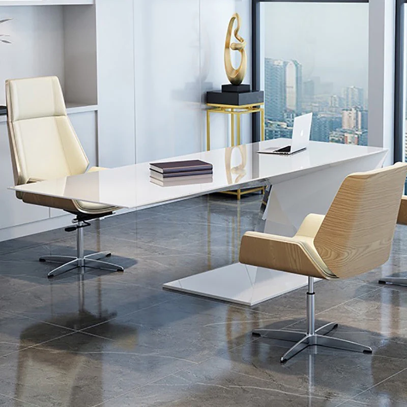 Chaise de bureau moderne Slide, hauteur de siège réglable, avec roulettes Clearhalo