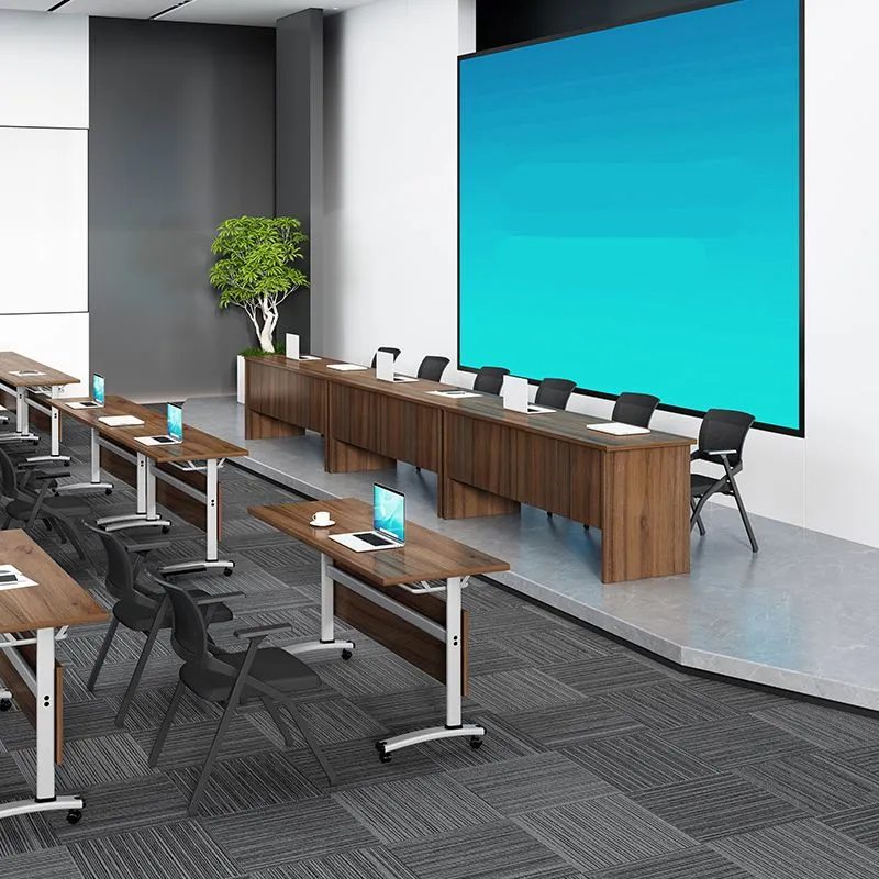 Chaise de bureau noire, chaise de conférence AirGrid respirante à dossier moyen Clearhalo