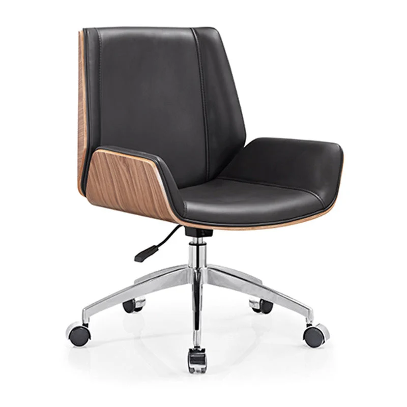 Chaise de bureau pivotante contemporaine, chaise de direction à hauteur de siège réglable Clearhalo
