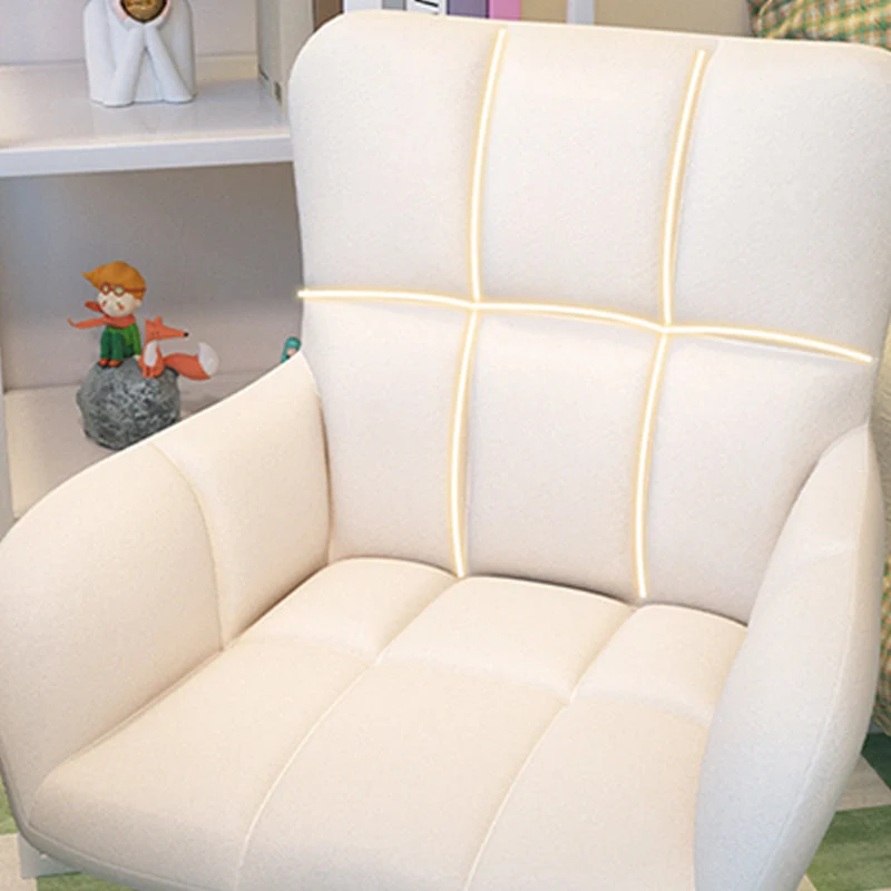 Chaise de bureau pivotante contemporaine, réglable en hauteur, pour bureau Clearhalo