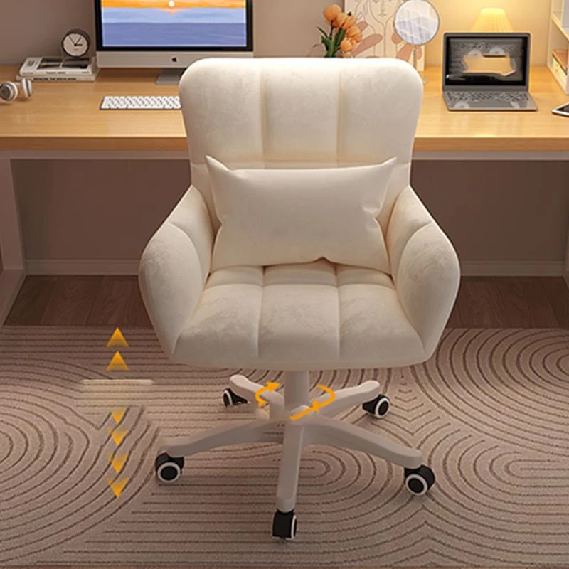 Chaise de bureau pivotante contemporaine, réglable en hauteur, pour bureau Clearhalo