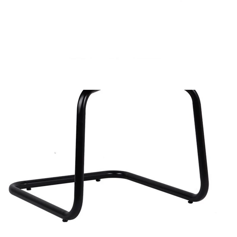 Chaise de bureau pivotante contemporaine en tissu avec accoudoirs à dossier haut en noir Clearhalo