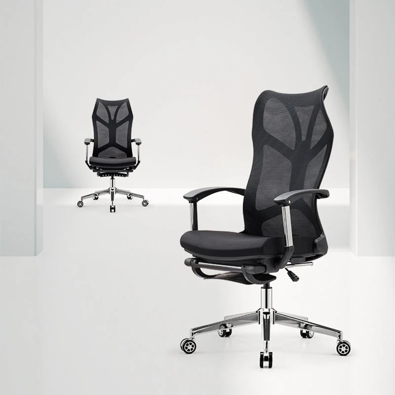 Chaise de bureau pivotante à dossier haut, chaise exécutive ergonomique moderne Clearhalo