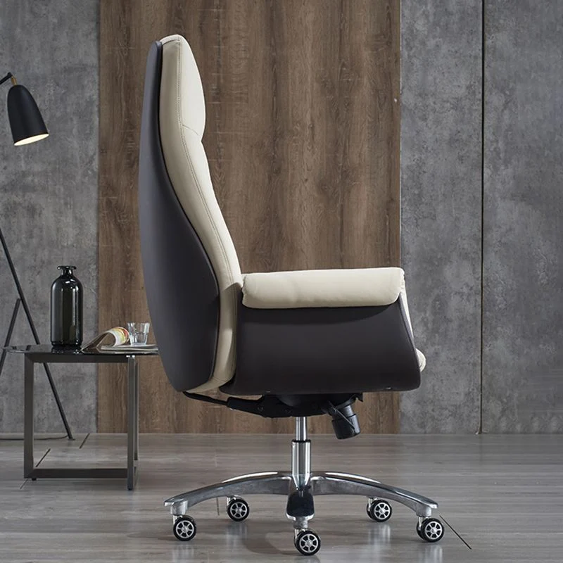 Chaise de bureau pivotante exécutive Chaise de bureau ergonomique moderne avec accoudoirs rembourrés Clearhalo