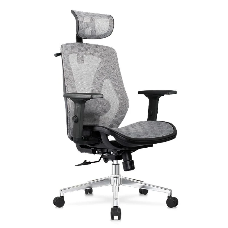 Chaise de bureau pivotante exécutive, chaise de travail moderne à dossier haut avec roulettes Clearhalo