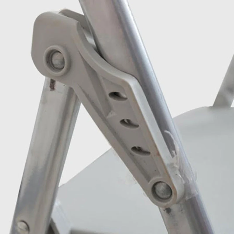 Chaise de bureau en plastique moderne, chaise de conférence pliante sans bras Clearhalo