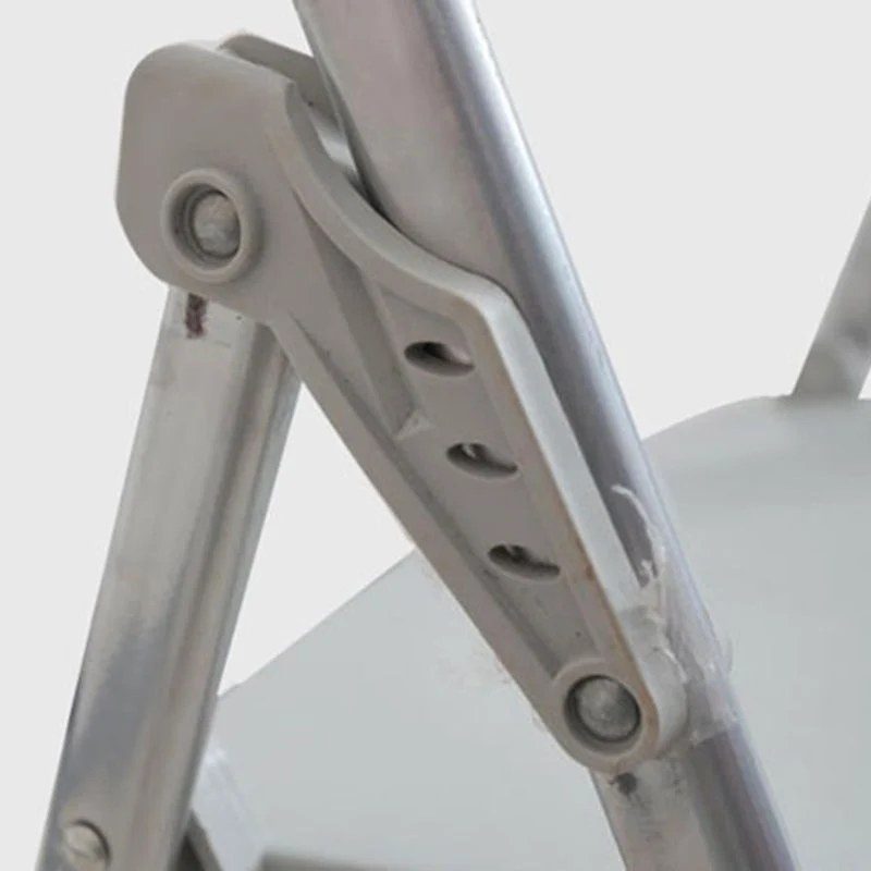 Chaise de bureau en plastique moderne, chaise de conférence pliante sans bras Clearhalo