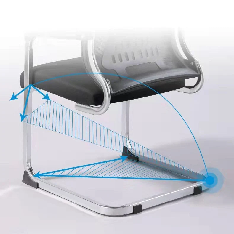 Chaise de bureau rembourrée ergonomique Chaise de bureau contemporaine à dossier haut Clearhalo