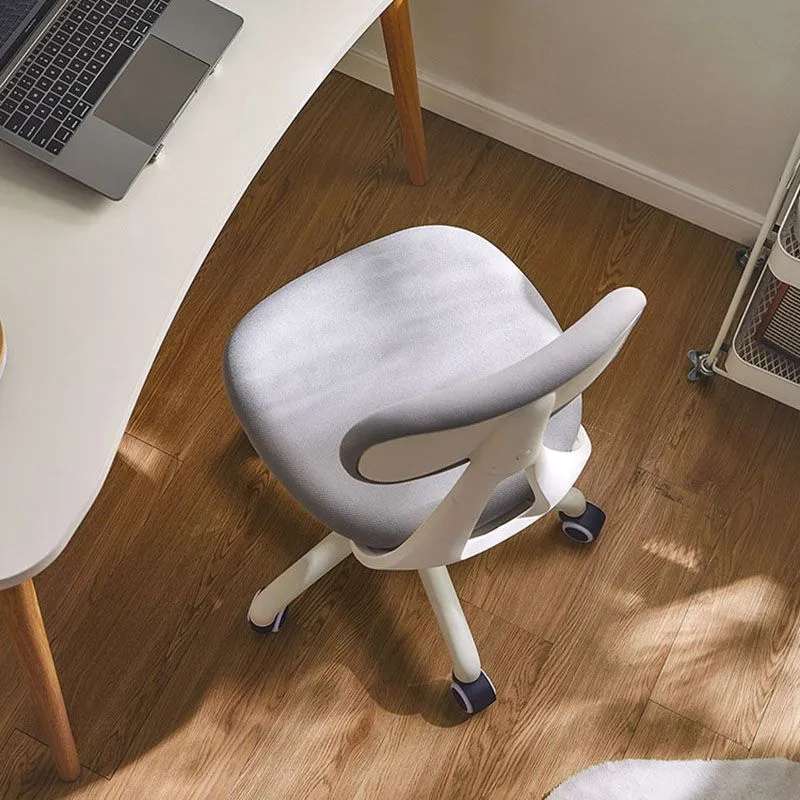 Chaise de bureau rembourrée pivotante de chaise de bureau contemporaine de 22 po de large Clearhalo