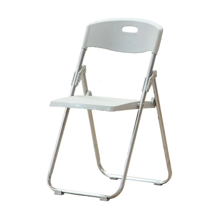 Chaise de bureau rembourrée sans bras en plastique, chaise de bureau moderne à dossier bas Clearhalo