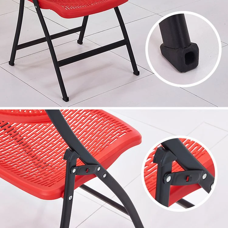 Chaise de bureau rembourrée sans bras en plastique de chaise de bureau à dossier bas moderne Clearhalo