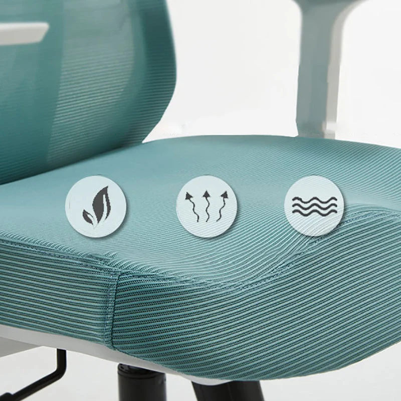 Chaise de bureau réglable contemporaine Chaise de bureau à soutien lombaire Clearhalo