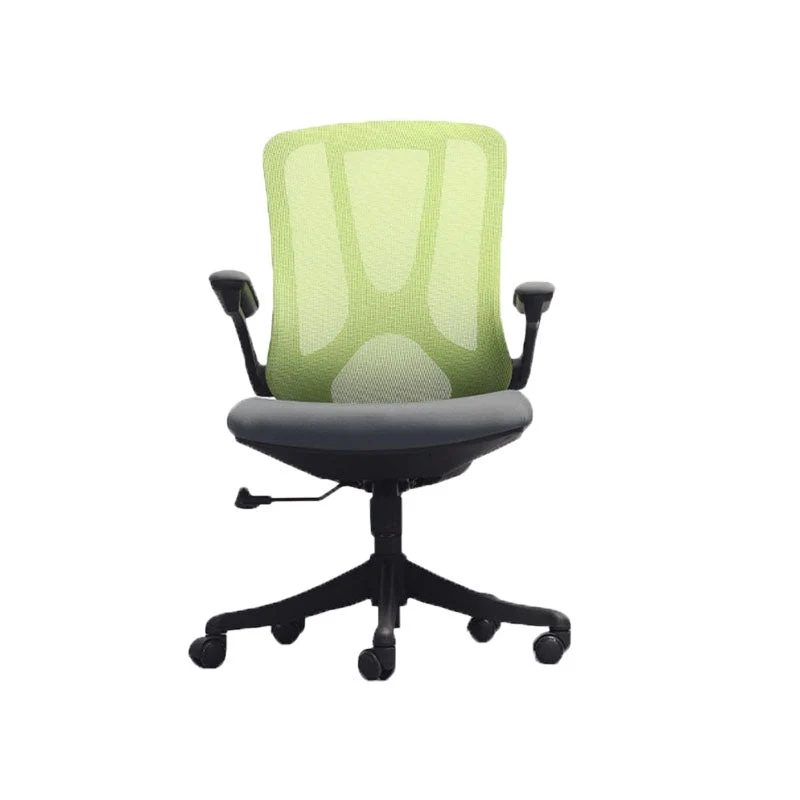 Chaise de bureau rotative en maille avec cadre en nylon, chaise de bureau avec roulettes Clearhalo