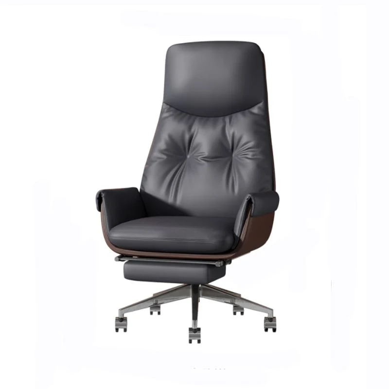 Chaise de bureau sans accoudoirs, chaise de bureau moderniste avec roulettes pour bureau Clearhalo