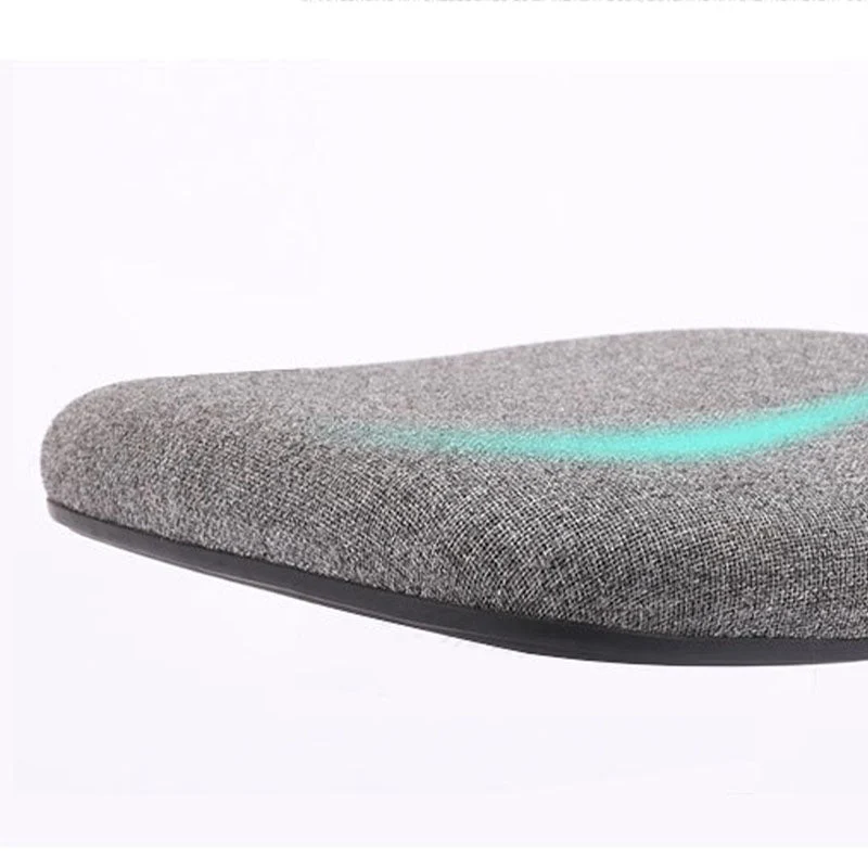 Chaise de bureau sans accoudoirs, chaise de travail rotative à Base en nylon avec roulettes Clearhalo