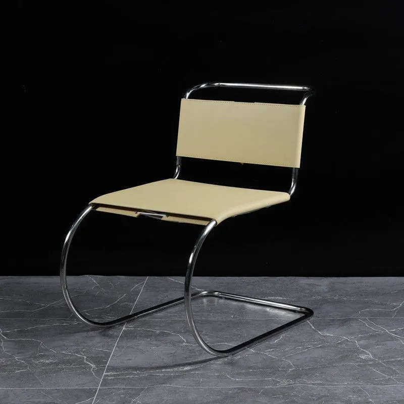 Chaise de bureau sans accoudoirs à dossier bas, moderne, en simili cuir, pour bureau à domicile Clearhalo