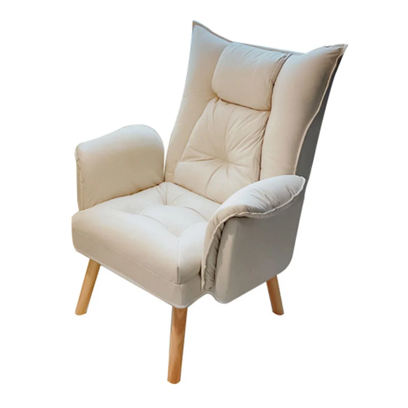 Chaise de bureau sans accoudoirs, dossier réglable en hauteur, avec 4 pieds Clearhalo