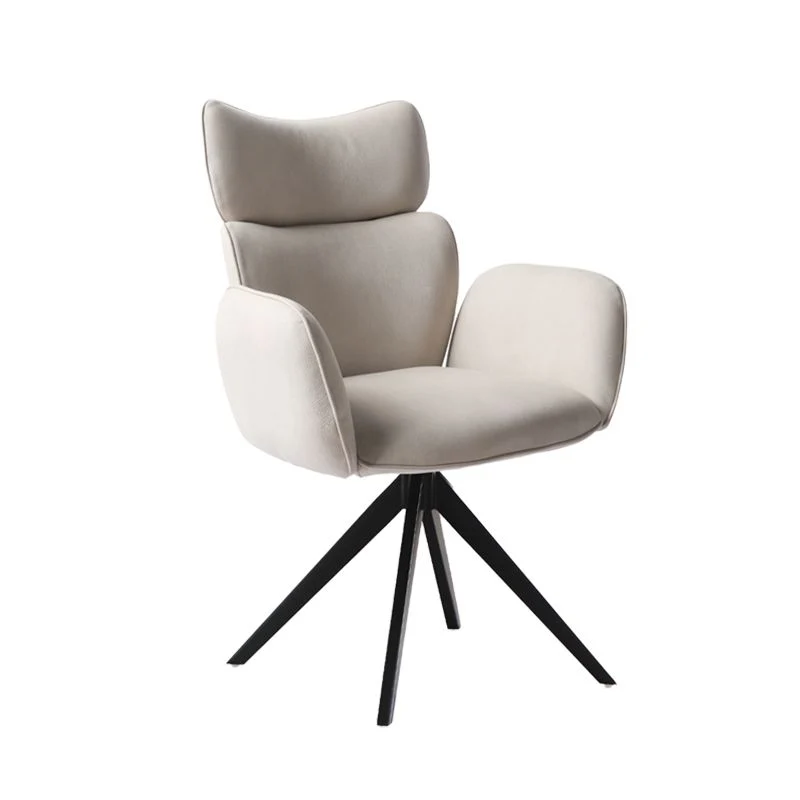 Chaise de bureau sans accoudoirs, sans roulettes, pour salon et maison Clearhalo