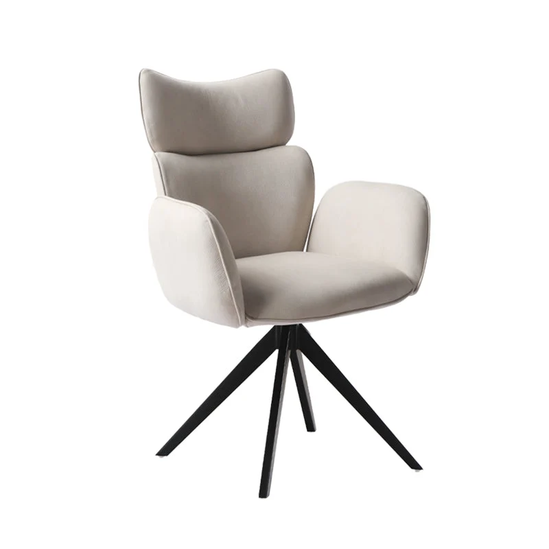 Chaise de bureau sans accoudoirs, sans roulettes, pour salon et maison Clearhalo