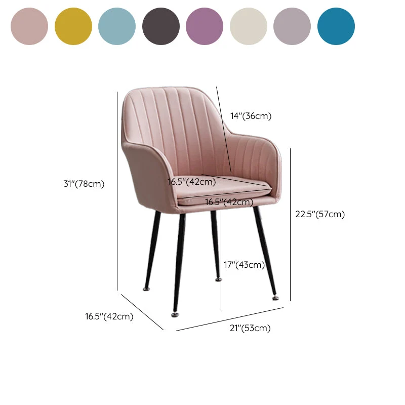Chaise de bureau sans bras Aucune chaise de bureau moderne ergonomique pénible Clearhalo