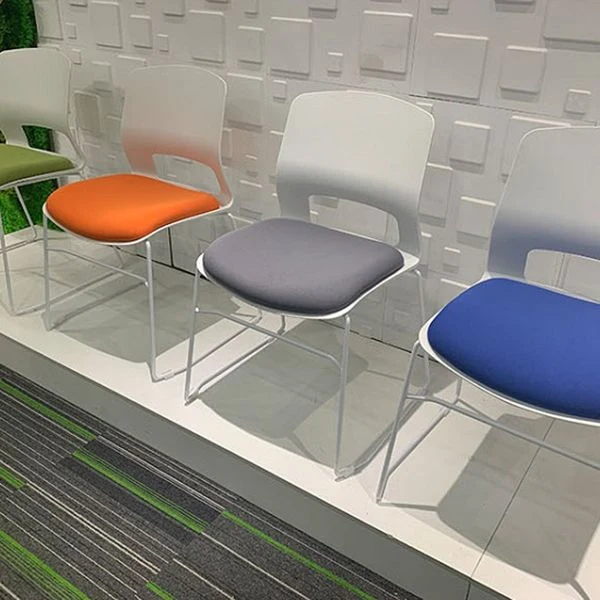 Chaise de bureau sans bras contemporaine aucune chaise ergonomique pénible Clearhalo