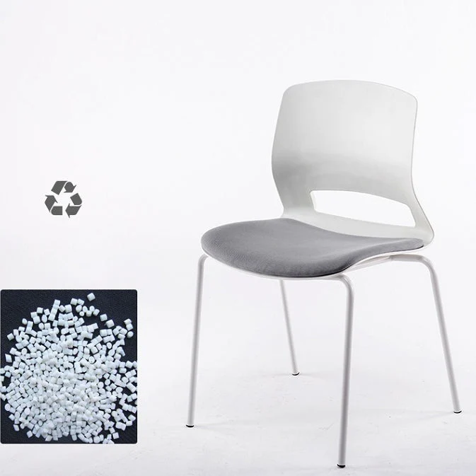 Chaise de bureau sans bras contemporaine aucune chaise ergonomique pénible Clearhalo