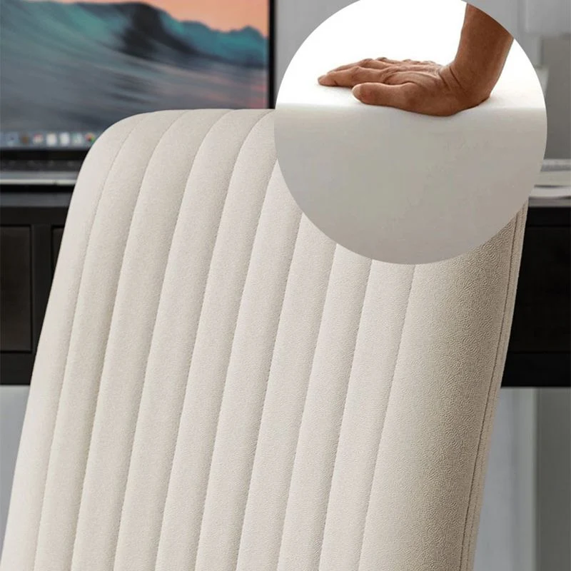 Chaise de bureau sans bras, hauteur de siège réglable, chaise de bureau ergonomique sans angoisse Clearhalo