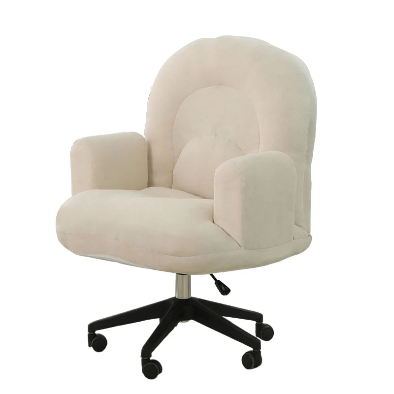 Chaise de bureau sans bras moderne, chaise coulissante à hauteur de siège réglable Clearhalo