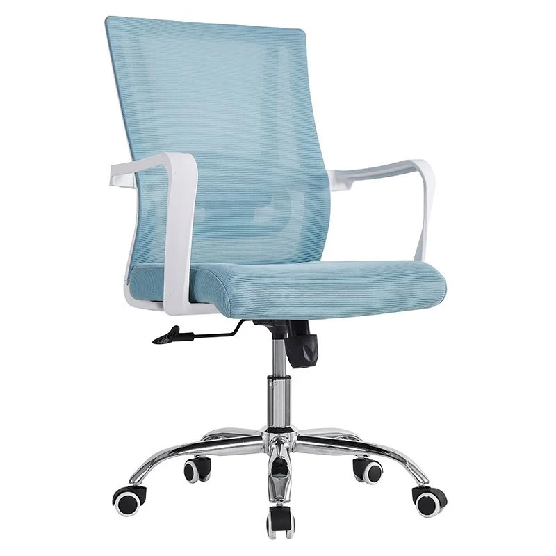Chaise de bureau à soutien lombaire Chaise de bureau contemporaine à dossier moyen Clearhalo