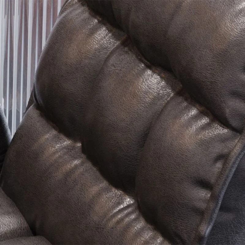 Chaise de bureau de style moderne, chaise de travail à bras fixes avec pieds dorés Clearhalo