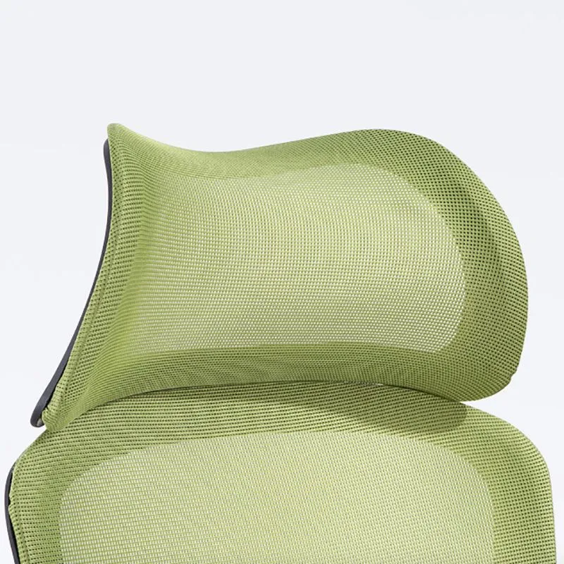 Chaise de bureau verte moderne, siège réglable en hauteur, avec roulettes Clearhalo
