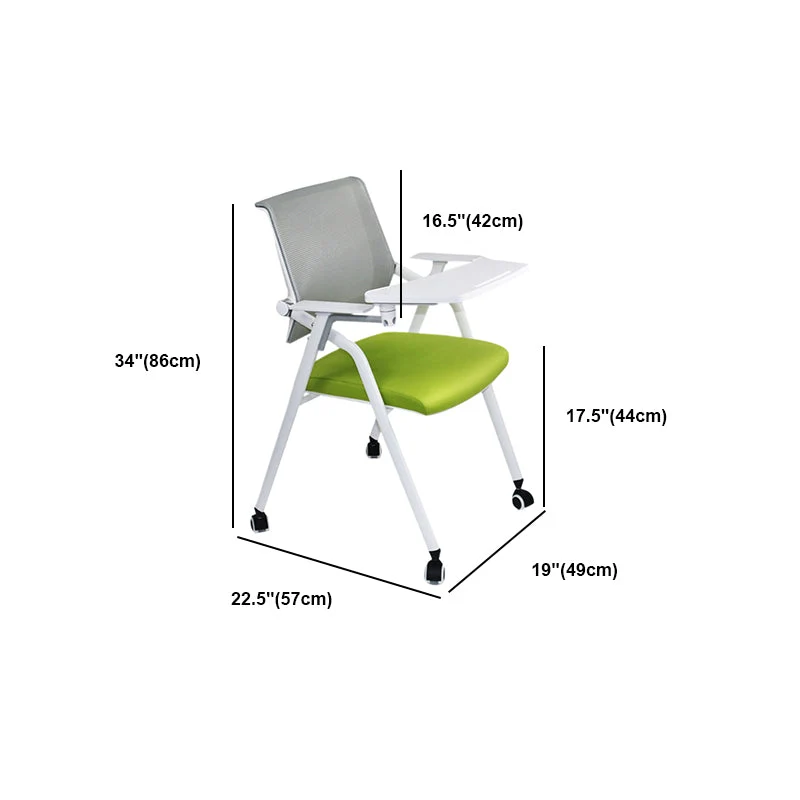Chaise de conférence contemporaine avec chaise de bureau à dossier AirGrid respirant Clearhalo